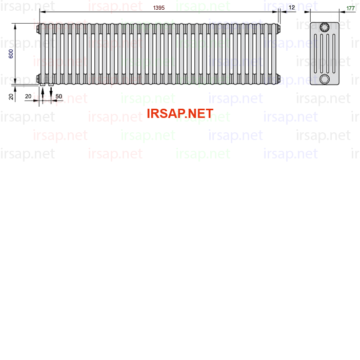 Радиатор IRSAP Tesi 50600/31 T18 CL 01